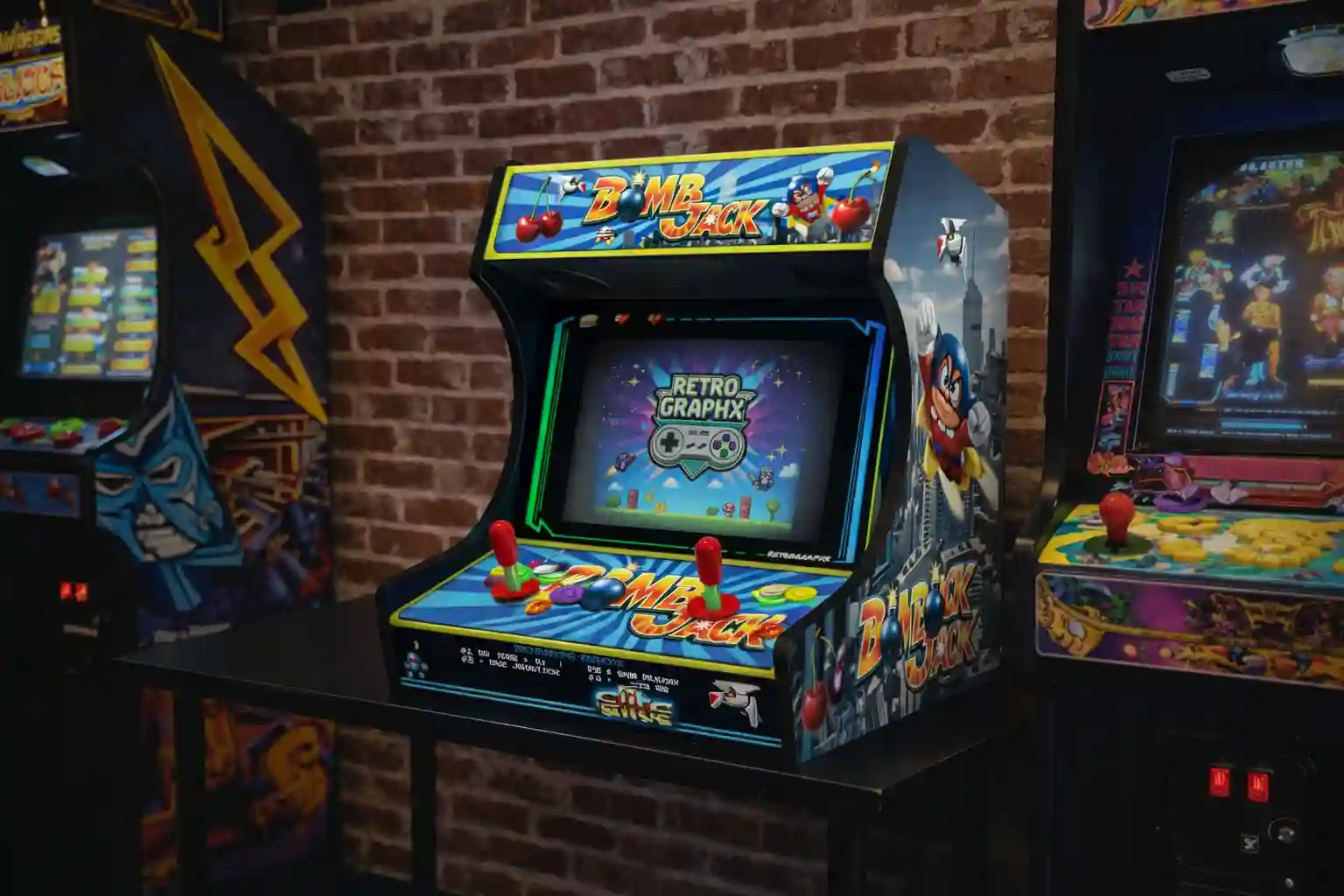 Kit graphique Bartop Arcade  Plans A0 PDF – plan A0 - Echelle 1:1 - vue du dessus du bartop